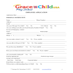 Child Care Employee Application gratis en premium templates