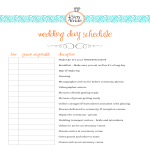 template topic preview image Wedding Day Schedule