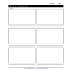 Professional Storyboard gratis en premium templates