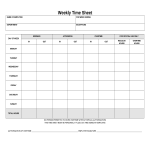 Free weekly timesheet template gratis en premium templates