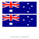 Australia Flag gratis en premium templates
