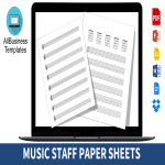 Free printable music staff paper gratis en premium templates