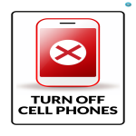 Turn Off Cell Phones Sign gratis en premium templates