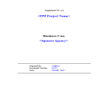 template topic preview image Business Case for Project Word