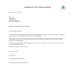 Inquiry templates. | Business templates, contracts and forms.