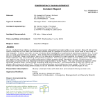 template topic preview image Emergency Management Incident Report