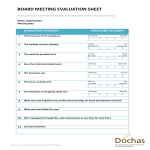 template topic preview image Board Meeting Evaluation