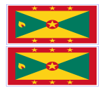 Grenada Flag gratis en premium templates