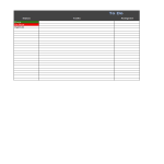 Checklist Template worksheet excel gratis en premium templates