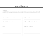 template topic preview image Annual Agenda Planner