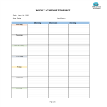template topic preview image Weekly Schedule Template