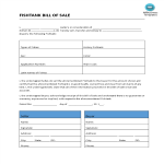 template preview imageFishtank Bill Of Sale