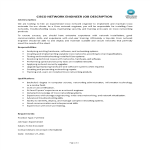 template topic preview image Cisco Network Engineer Job Description