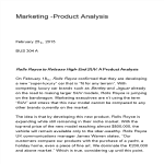 Marketing Product Analysis gratis en premium templates