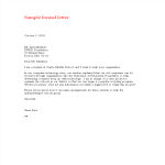 template topic preview image Formal Professional Letter