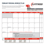 Monthly Workout Chart gratis en premium templates