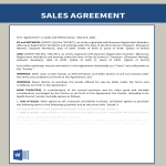 template topic preview image Contract For The Sale Of Goods