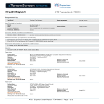 Experian Credit Report gratis en premium templates