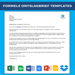 template topic preview image Formele Ontslagbrief