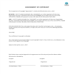 Assignment of copyright gratis en premium templates