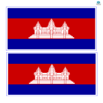Cambodia Flag gratis en premium templates