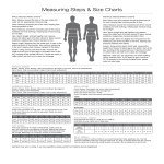 Sizing Chart gratis en premium templates