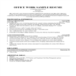 template topic preview image Office Clerk CV Sample