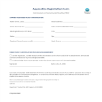 Apprentice Registration gratis en premium templates