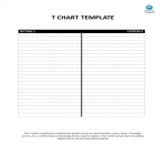T Chart template portrait gratis en premium templates
