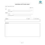 template topic preview image Free Printable Fax Cover Sheet