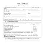 template topic preview image Receptionist Job Application Format