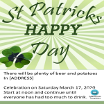 Saint Patrick's day Invitations gratis en premium templates