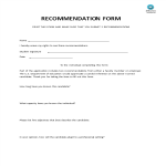 Internship Reference Letter Form gratis en premium templates