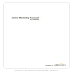 Online Marketing Proposal gratis en premium templates