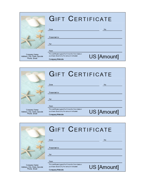 SPA gift voucher with cash value gratis en premium templates