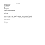 Letter of Intent Format for Job gratis en premium templates