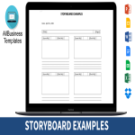Storyboard example gratis en premium templates