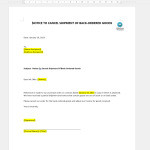 Dd Cancellation Letter Templates At Allbusinesstemplates Com