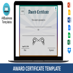 template topic preview image Award Certificate Template Free