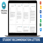 Job Recommendation Letter For Student gratis en premium templates