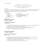 template topic preview image Medical Sales Representative Resume