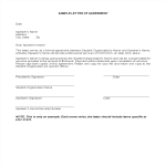 Service Agreement Letter gratis en premium templates