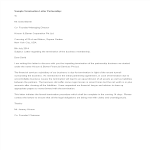 Sample Partnership Termination Letter gratis en premium templates