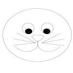 Bunny Face Template gratis en premium templates