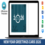New Years Wishes 2026 gratis en premium templates