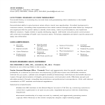 template topic preview image Insurance Account Manager Resume
