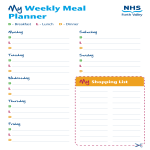 Personal Weekly Meal Planner gratis en premium templates