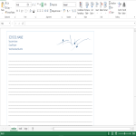 Music notes paper in Excel gratis en premium templates