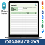 Voorbeeld Excel Voorraadbeheer gratis en premium templates