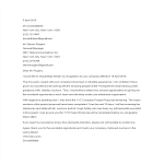 Standard 2 Week Resignation Letter gratis en premium templates